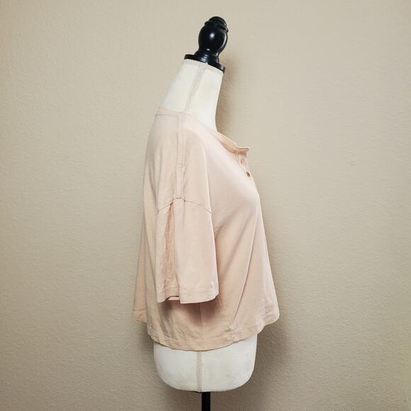 Everlane Vintage Henley Hemp Tee Small - Picture 2 of 7